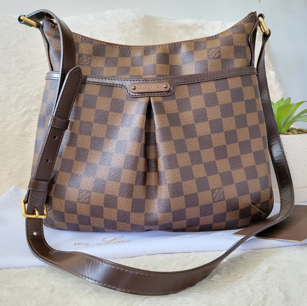 Louis Vuitton Brown Checkered Crossbody Bag